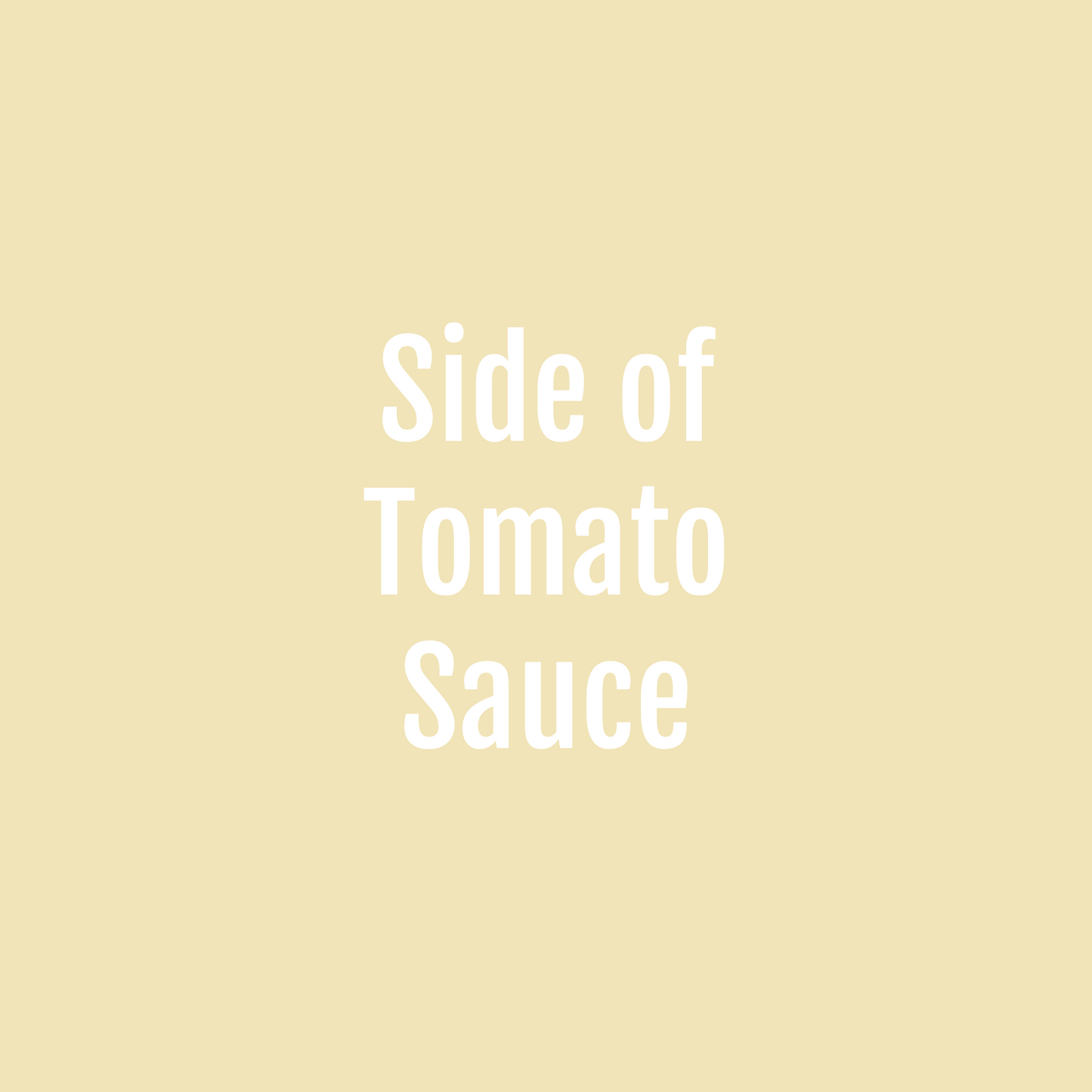 Tomato Sauce