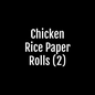 Rice Paper Rolls (x2)