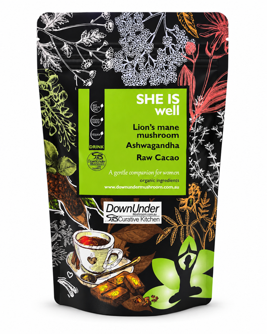 Mushroom Coffee (Caffeine Free) - SHE IS WELL